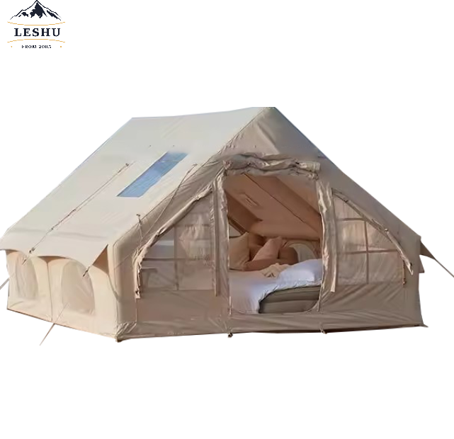 Outdoor Event Air  Camping Outdoor Inflat Custom Two Room Caravan House Camping Paintball tent inflatable