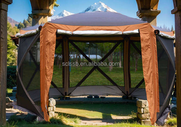 BIG TENT Professional Manufacturer's Custom Family Camping Pop-Up Tent for Outdoor Adventures