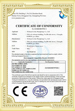 CERTIFICATE OF CONFORMITY