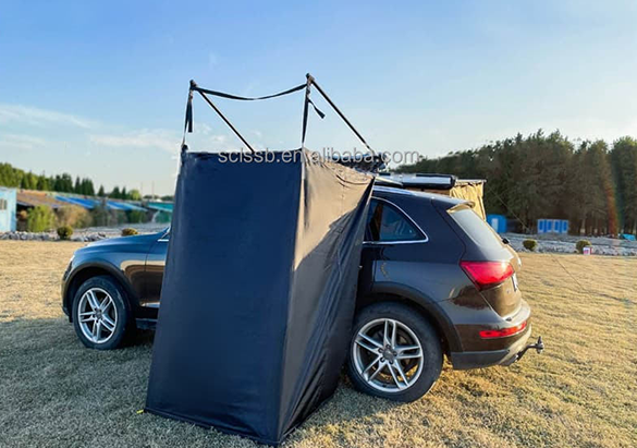 Factory price Custom family camping car side awning portable outdoor camping shower tent