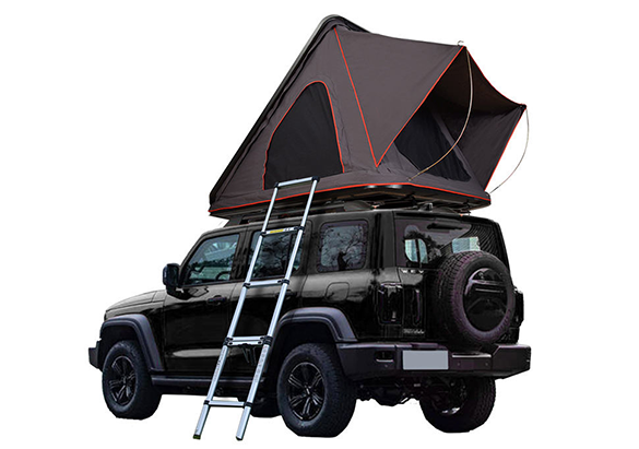 Pop Up Rooftop camper trailer tents Hard Shell for Camping Waterproof SUV Car Jeep Overland Triangle Aluminum Tent